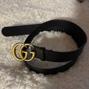 Gucci GG Marmont Leather Belt